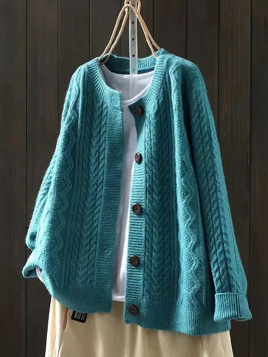 Johanna Oversized Cable Knit Cardigan