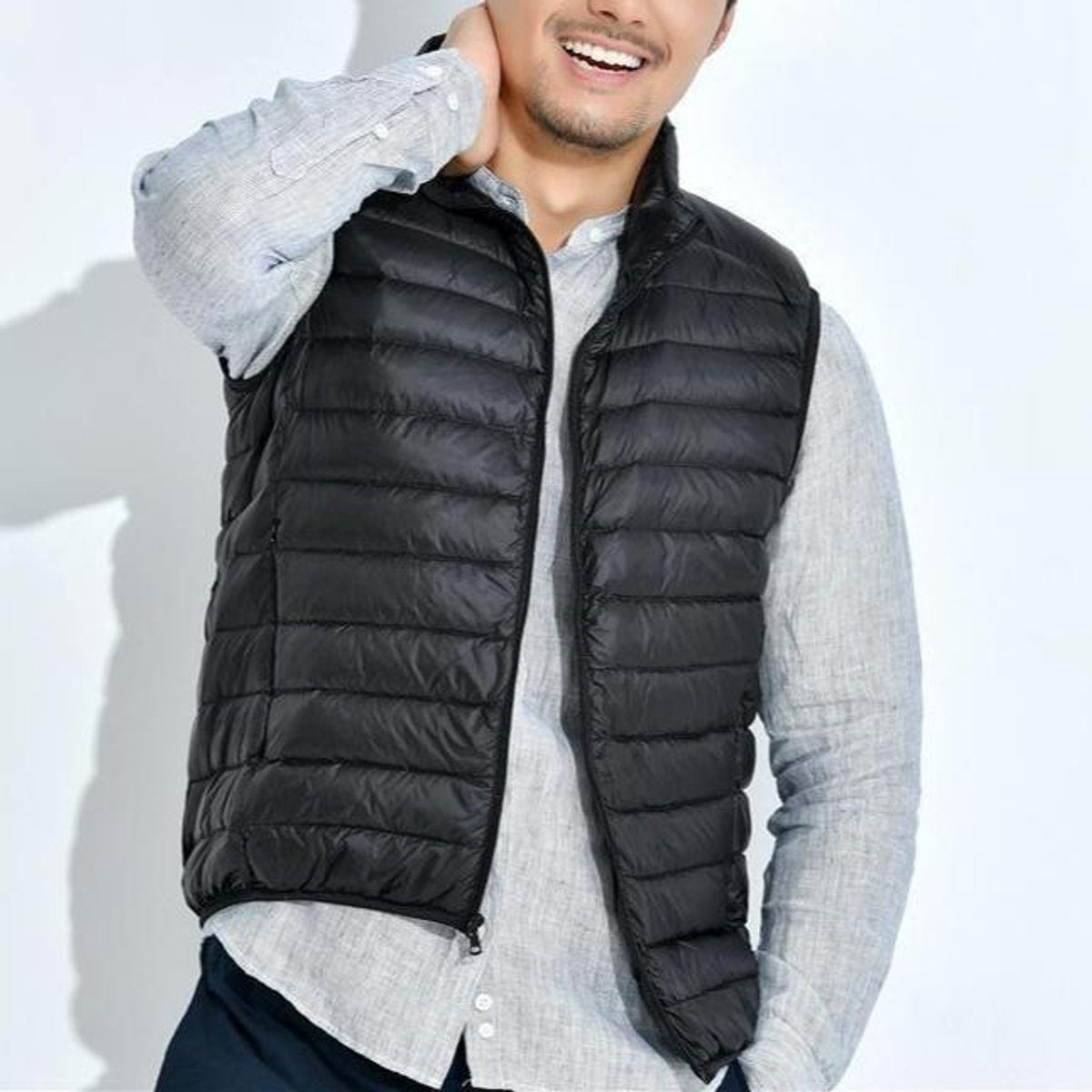 Mia Quilted Zip-Up Puffer Vest