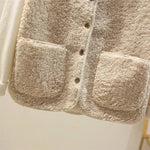 Marlene Teddy Fleece Button-Front Vest