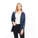 Annika Water-Resistant Hooded Rain Coat