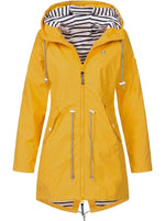 Annika Water-Resistant Hooded Rain Coat