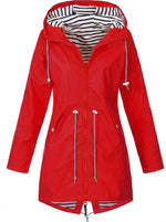 Annika Water-Resistant Hooded Rain Coat