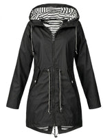Annika Water-Resistant Hooded Rain Coat