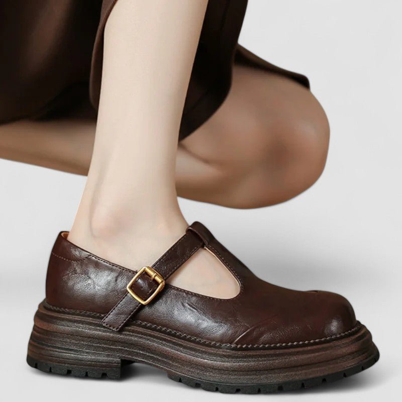 Charlotte Retro Chunky Platform Mary Janes