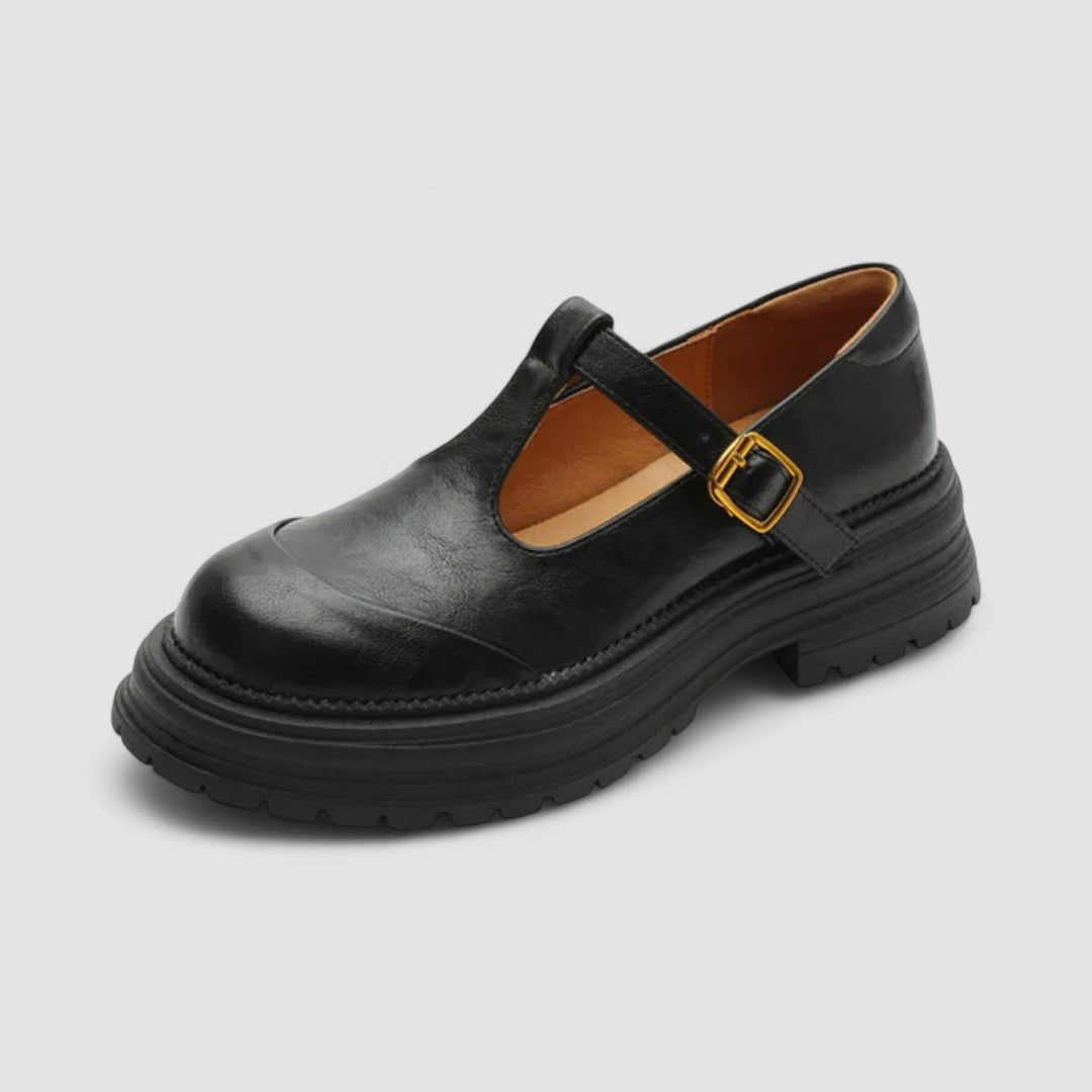 Charlotte Retro Chunky Platform Mary Janes
