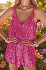 Johanna Sleeveless Sequin Cocktail Mini Dress