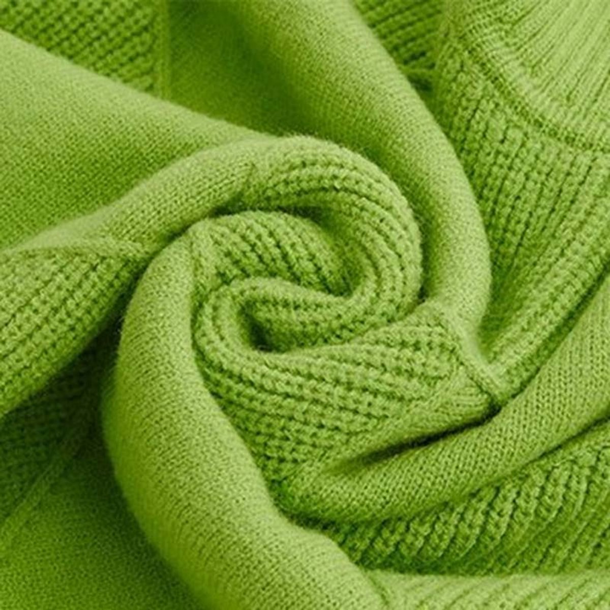Greta Diamond Knit Turtleneck Sweater