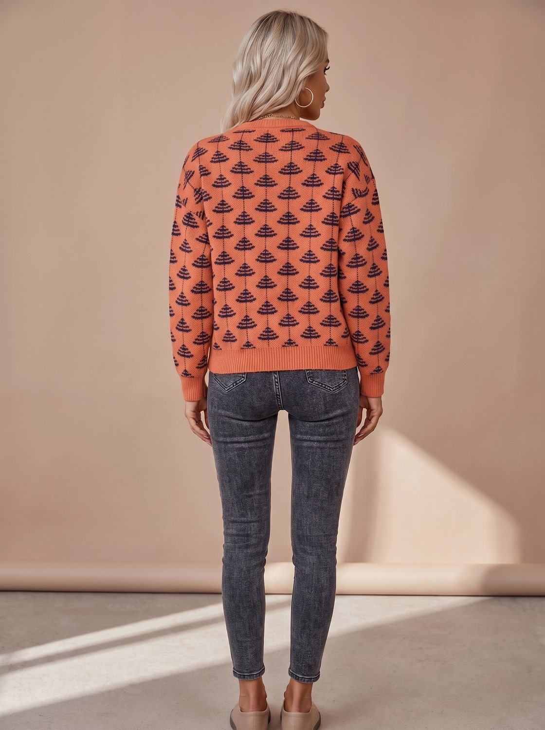 Emilia Christmas Tree Knit Sweater