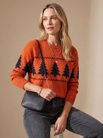 Emilia Christmas Tree Knit Sweater