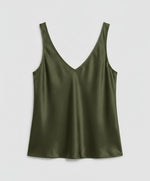 Greta Satin V-Neck Camisole Top