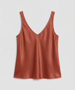 Greta Satin V-Neck Camisole Top