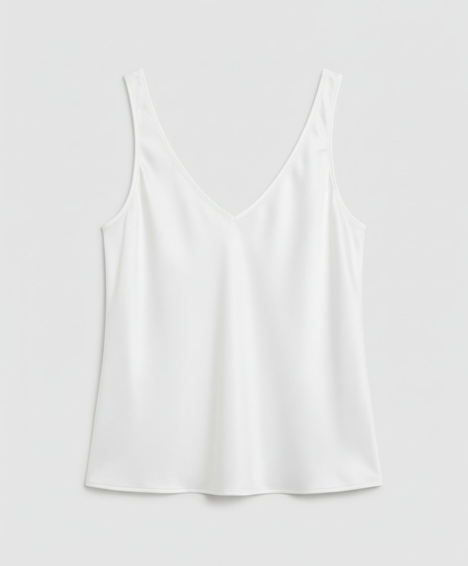 Greta Satin V-Neck Camisole Top