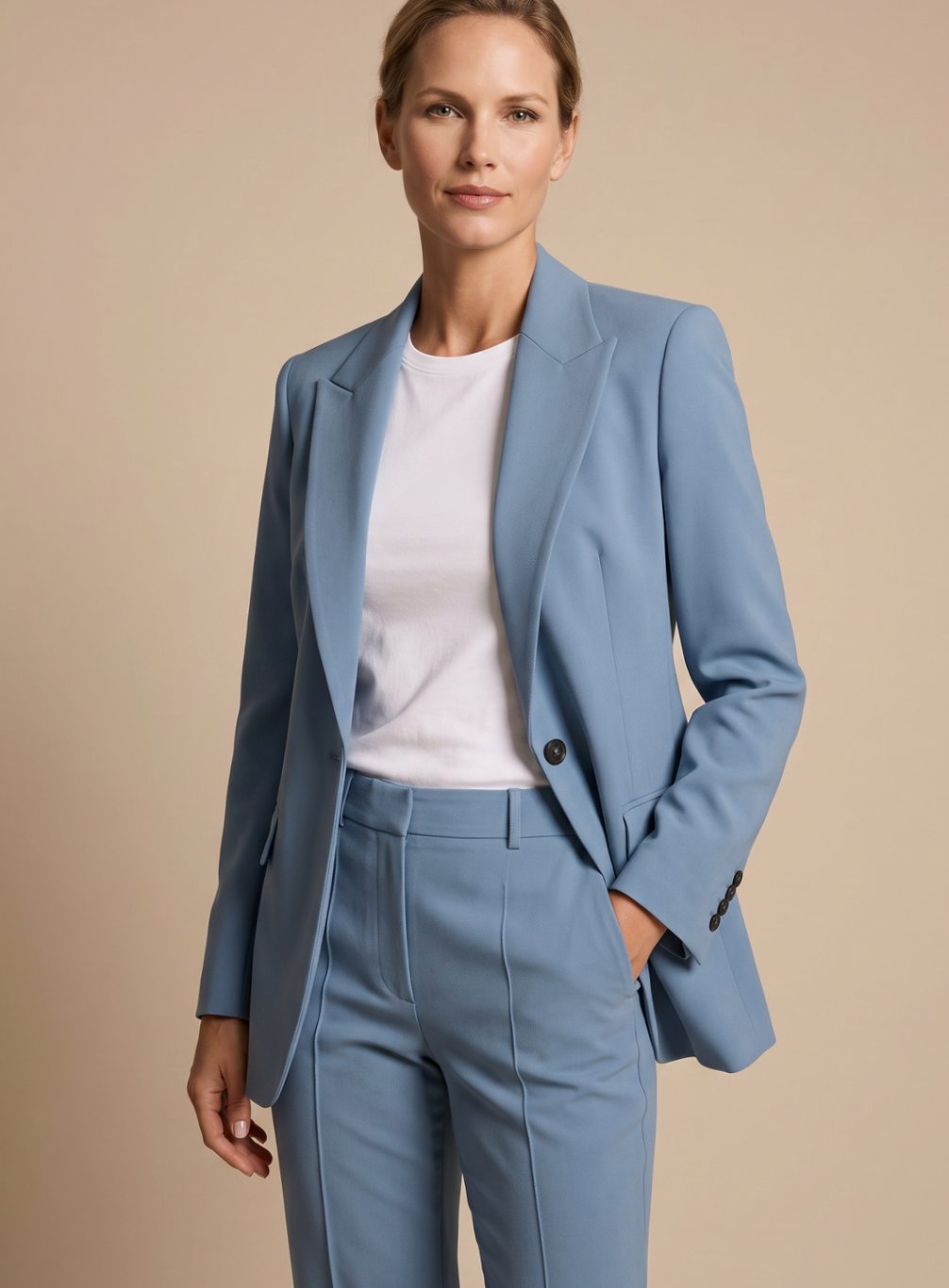 Elisabeth Flare Pants Blazer Two-Piece Suit
