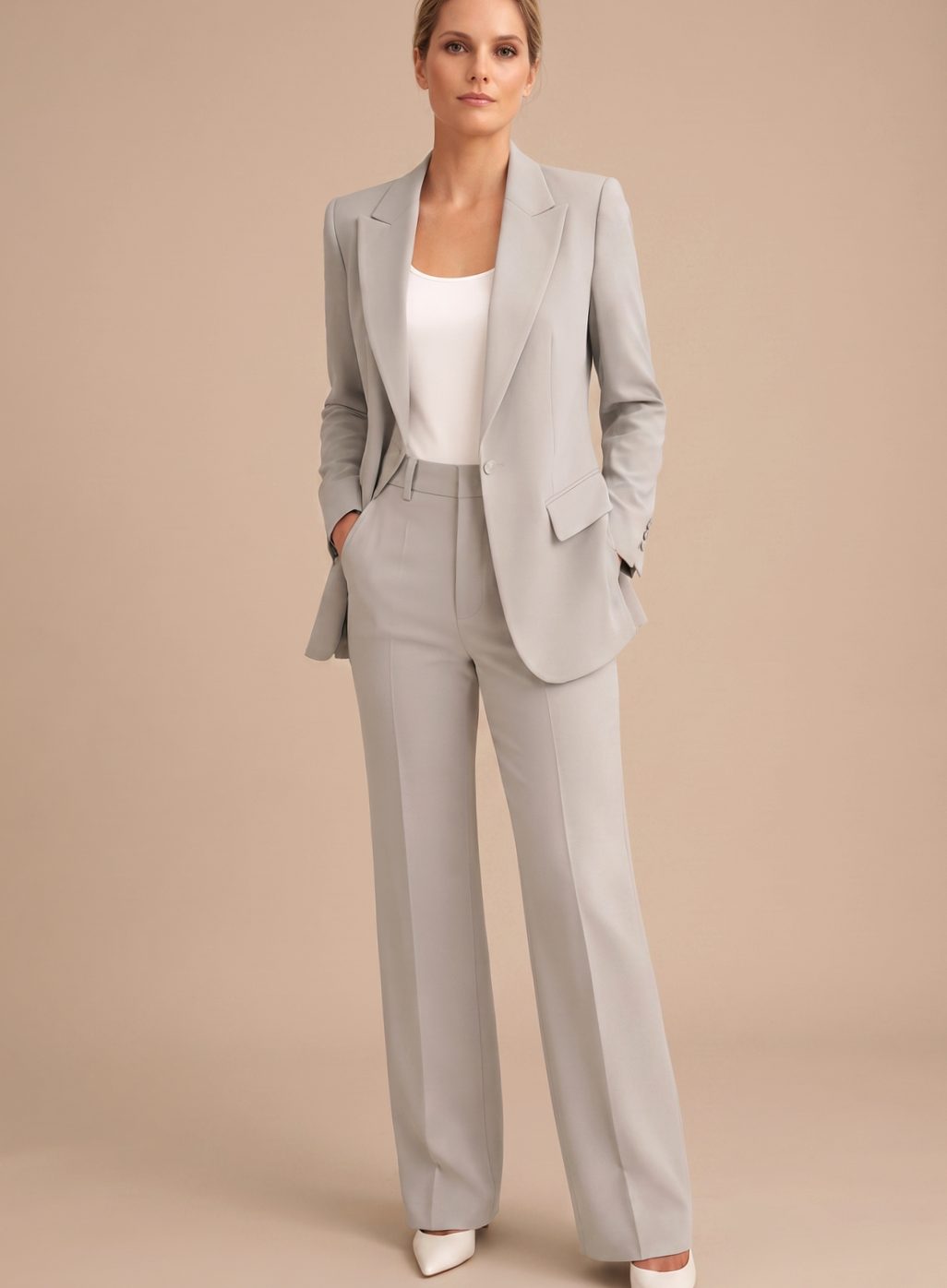 Elisabeth Flare Pants Blazer Two-Piece Suit