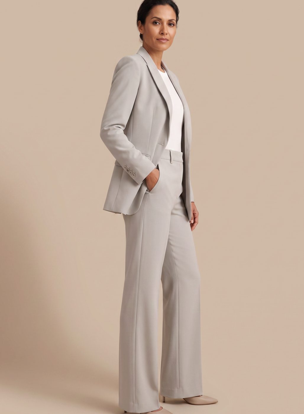 Elisabeth Flare Pants Blazer Two-Piece Suit