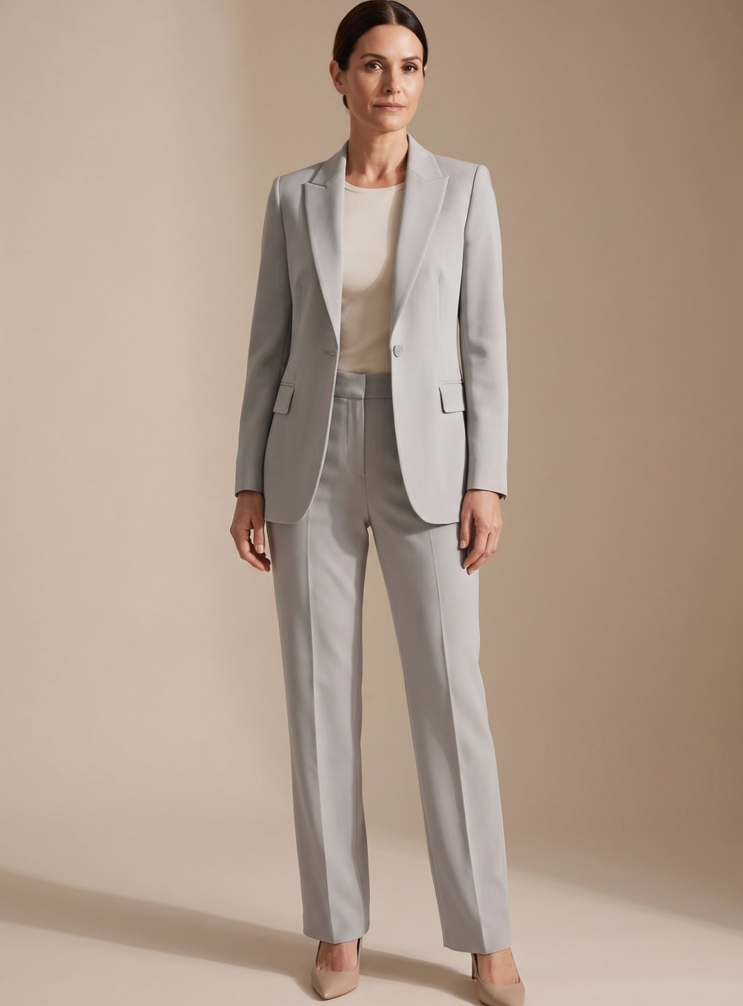 Elisabeth Flare Pants Blazer Two-Piece Suit