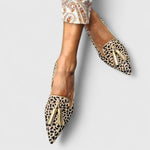 Hannah Leopard Print Tassel Loafers