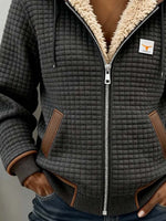 Annika Fleece-Lined Quilted Zip Jacket