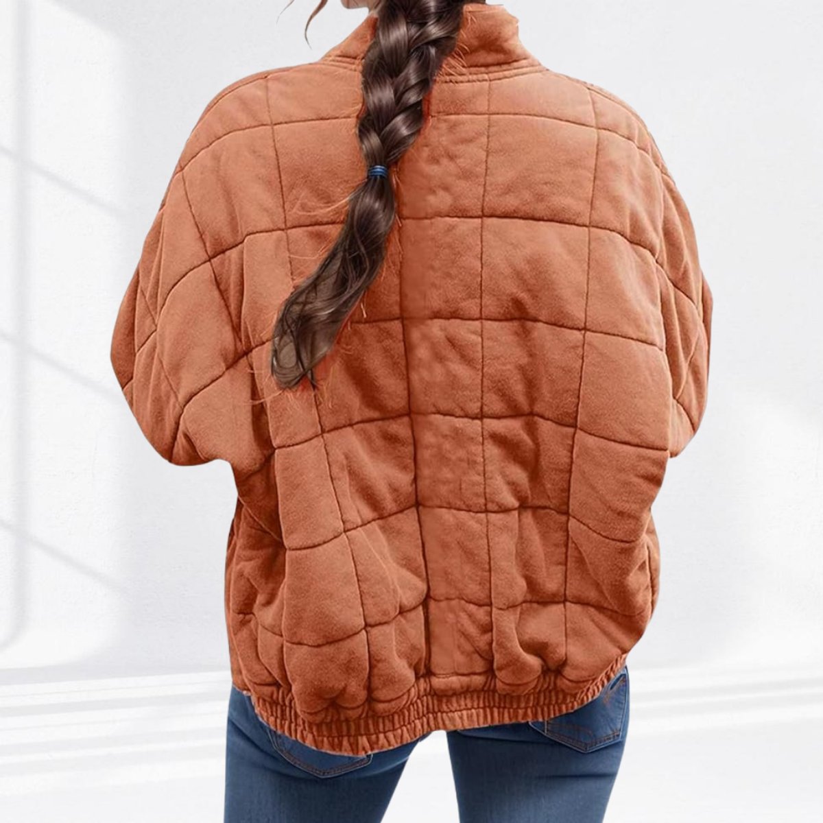 Nora Lightweight Quilted Zip Jacket