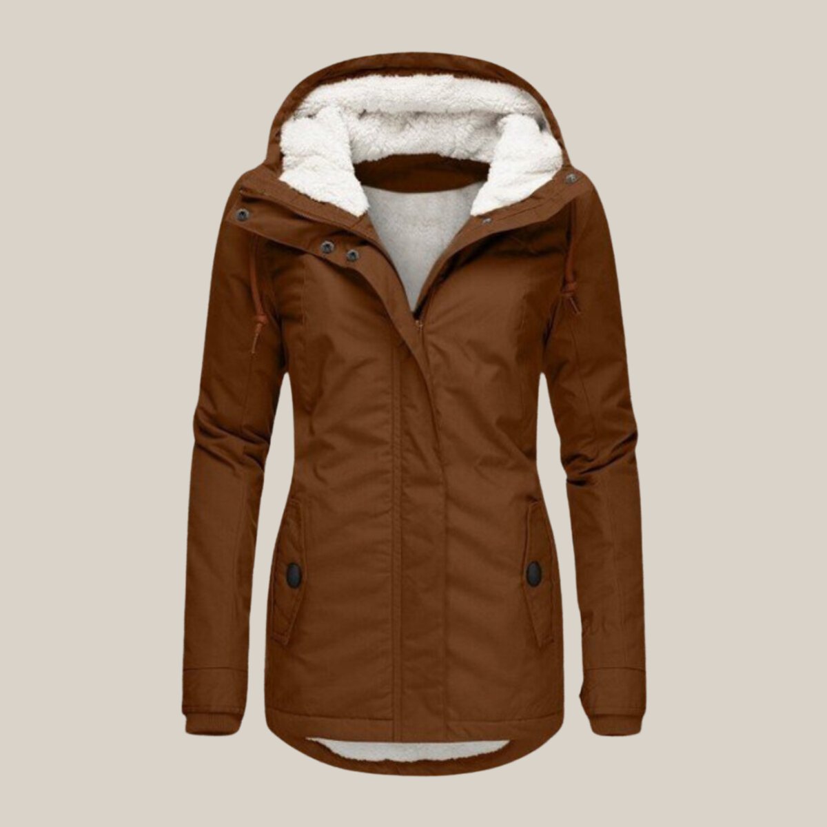 Leonie Fleece-Lined Hooded Winter Jacket