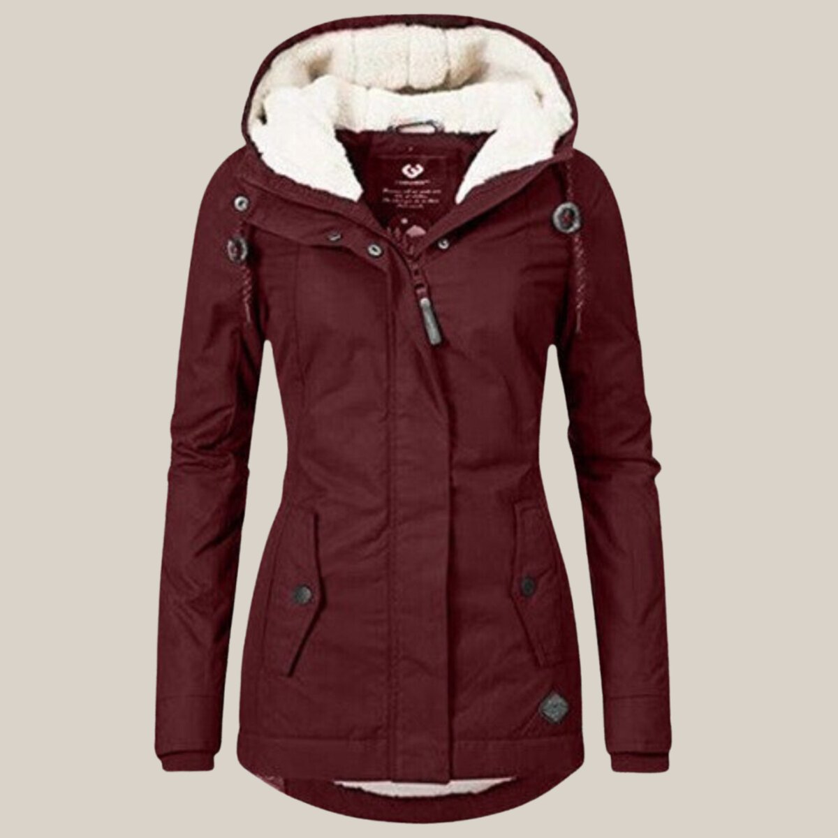 Leonie Fleece-Lined Hooded Winter Jacket