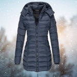 Emilia Fitted Hooded Quilted Jacket