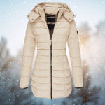 Emilia Fitted Hooded Quilted Jacket
