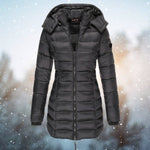 Emilia Fitted Hooded Quilted Jacket
