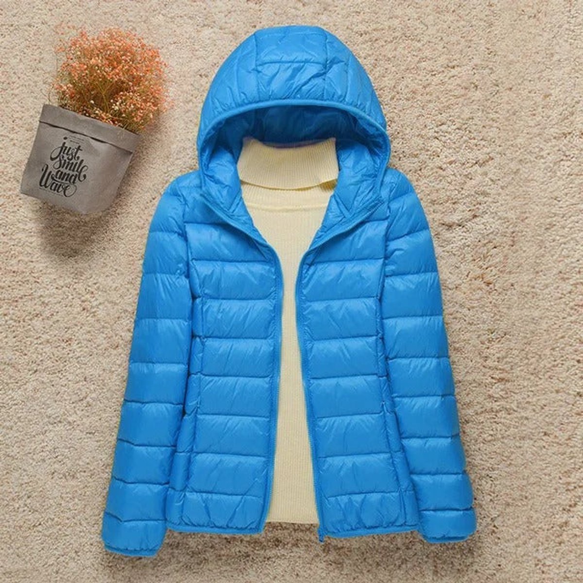 Elisabeth Ultralight Hooded Puffer Jacket