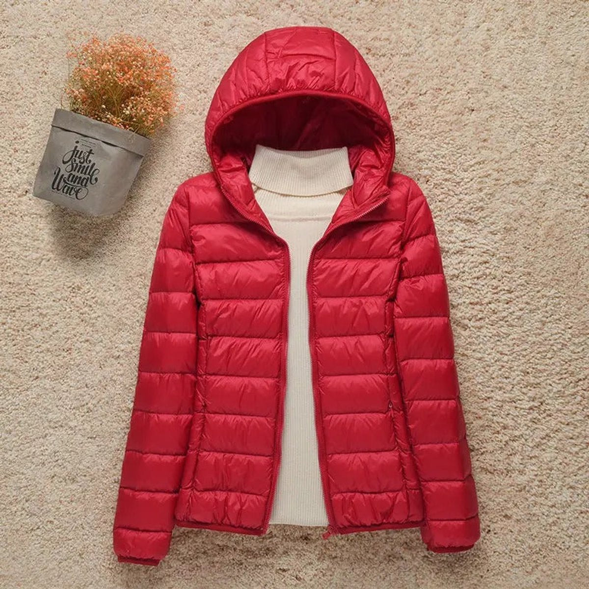 Elisabeth Ultralight Hooded Puffer Jacket