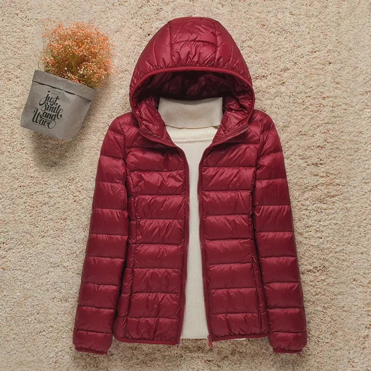 Elisabeth Ultralight Hooded Puffer Jacket