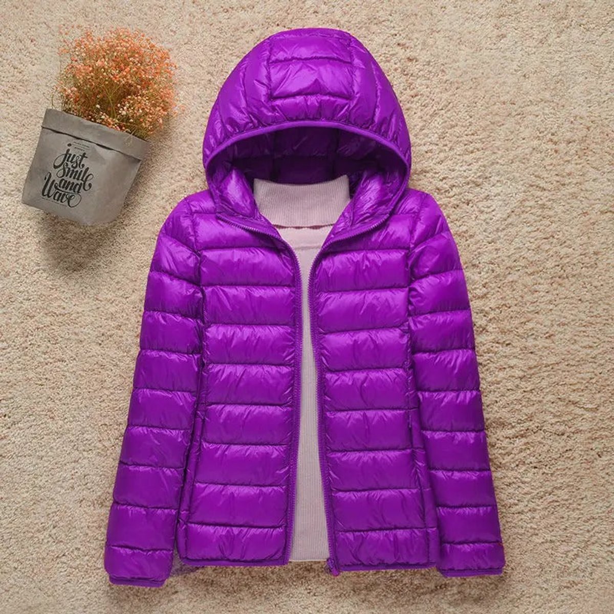 Elisabeth Ultralight Hooded Puffer Jacket