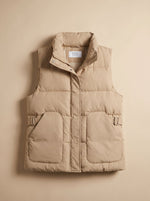 Marlene Flap-Pocket Quilted Vest