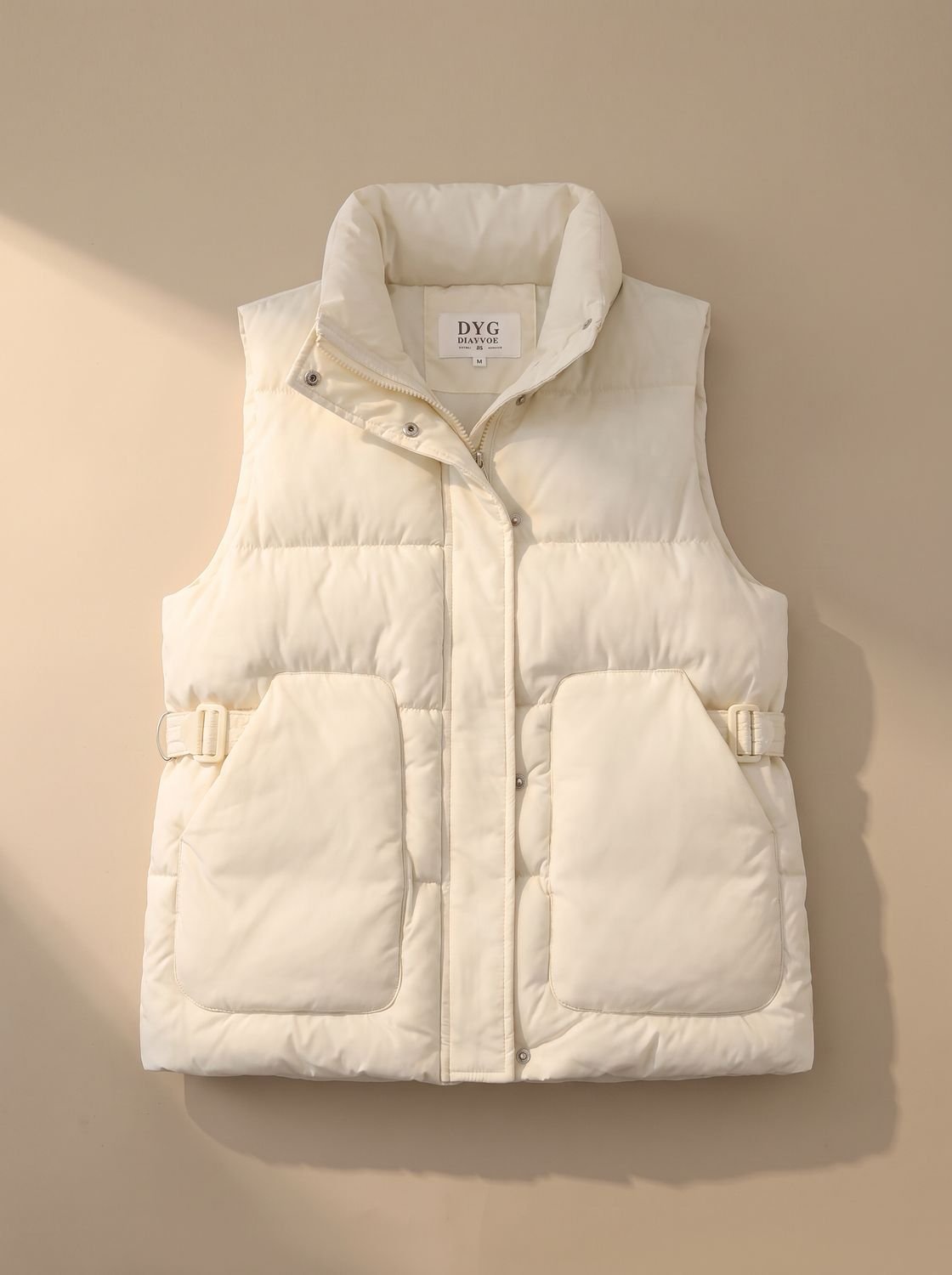 Marlene Flap-Pocket Quilted Vest