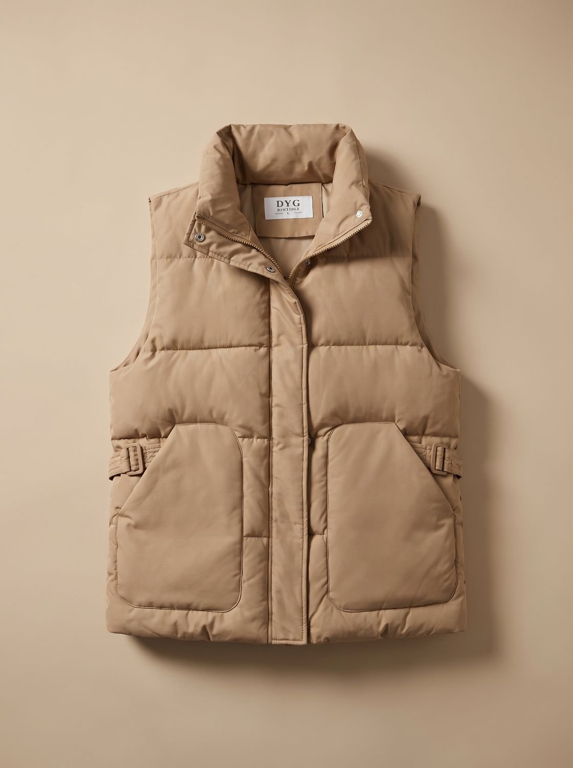 Marlene Flap-Pocket Quilted Vest