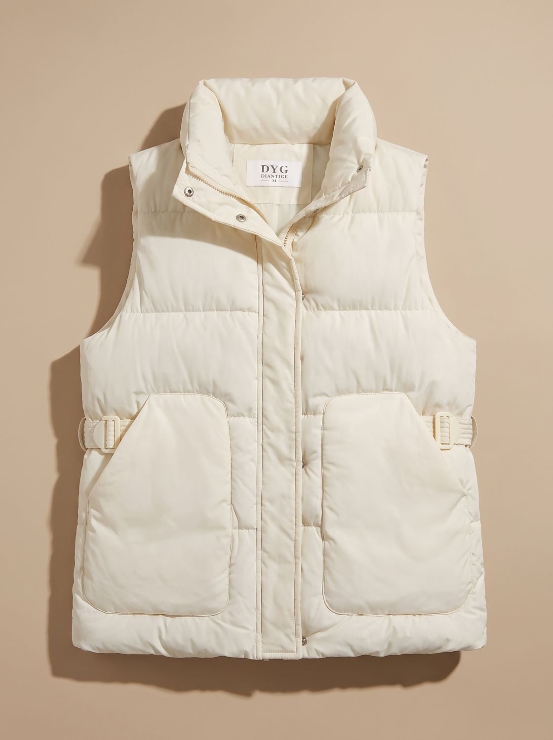 Marlene Flap-Pocket Quilted Vest