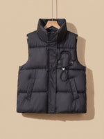 Leonie Heart-Detail Quilted Vest