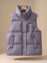 Leonie Heart-Detail Quilted Vest