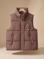 Leonie Heart-Detail Quilted Vest