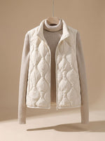 Marlene Quilted Stand-Collar Pocket Vest