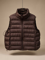 Annika Quilted Stand-Collar Zip Vest