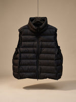 Annika Quilted Stand-Collar Zip Vest