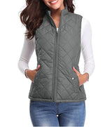 Leonie Lightly Lined Zip-Up Puffer Vest