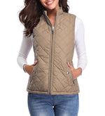 Leonie Lightly Lined Zip-Up Puffer Vest
