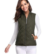 Leonie Lightly Lined Zip-Up Puffer Vest