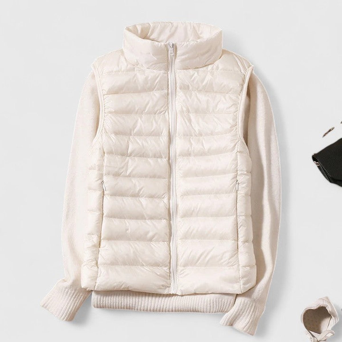 Mia Sleeveless Quilted Puffer Vest