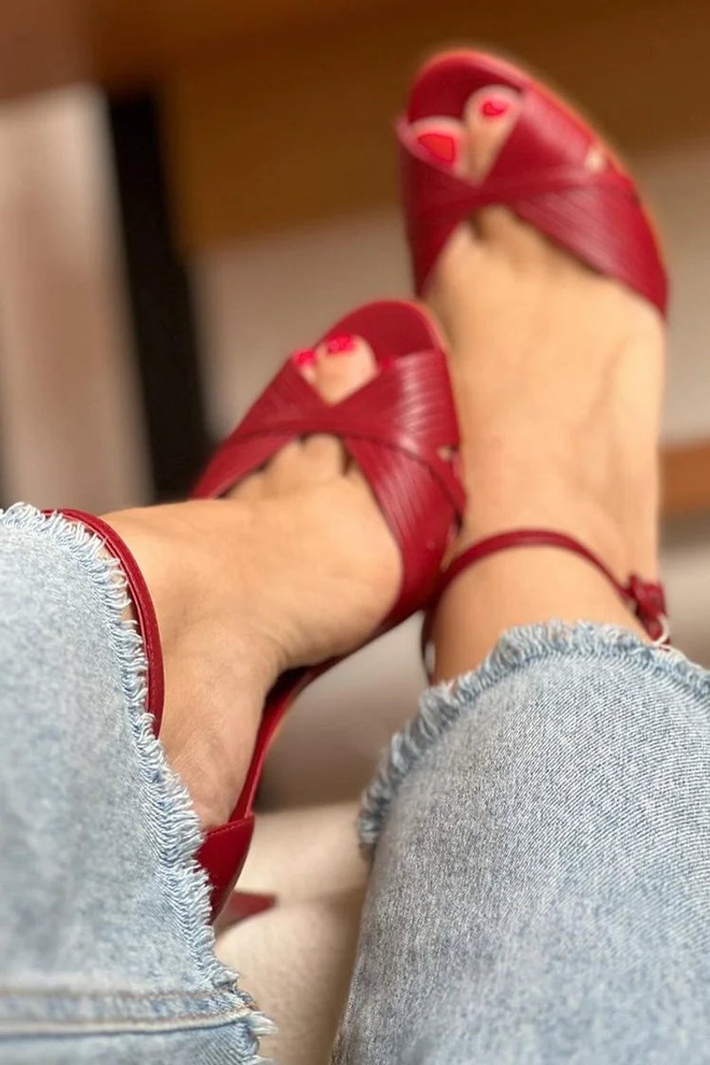 Johanna Stiletto Heel Ankle-Strap Open-Toe Sandals