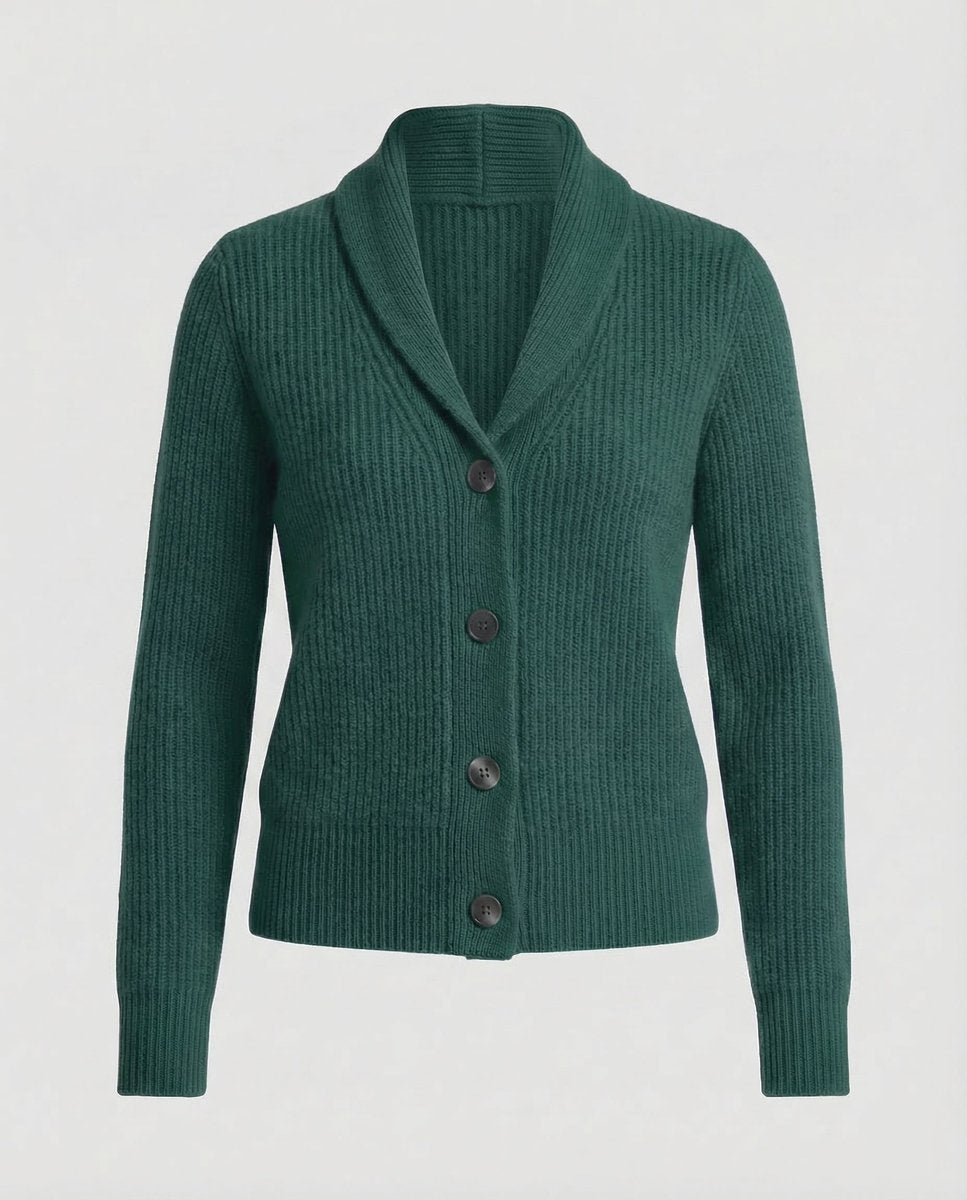 Frieda Notch Collar Knit Cardigan