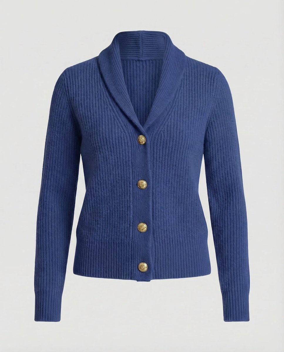 Frieda Notch Collar Knit Cardigan