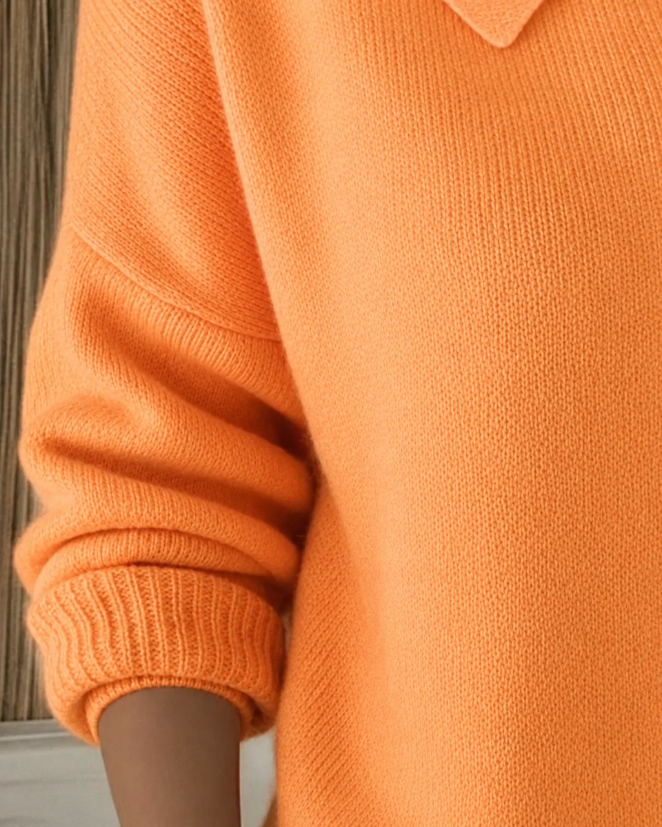 Nora Shirt-Collar Knit Cardigan